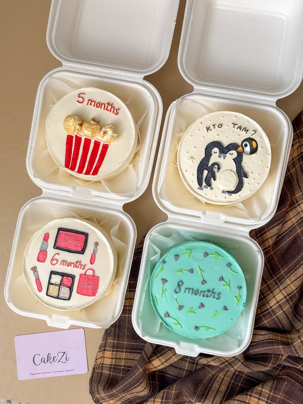 Personalized Bento Cake – 10 cm Buttercream Cake